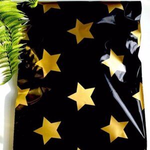 40 6x9 Gold Star Designer Polymailer